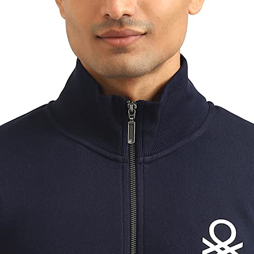 Image of United Colors of Benetton Men's Cotton Hooded Sweatshirt