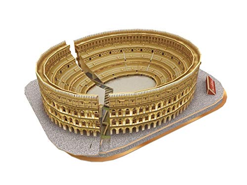 Revell 3D Puzzle 00204 I Kolosseum I 131 Teile I 4 Stunden Bauspaß für Jung Alt I ab 10 Jahren I Das berühmte Amphitheater Roms selber zusammenbauen