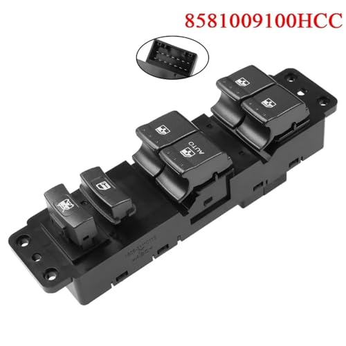 Interrupteur lève-vitre électrique de rechange pour console de commande Ssangyong Kyron - 3
