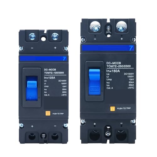 Disyuntor solar de caja moldeada contra cortocircuitos en 1000V