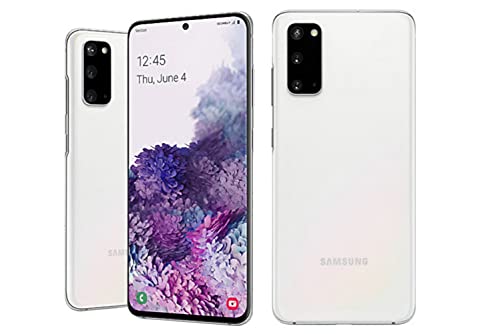 Image of Samsung Galaxy S20 5G, 128GB, Cloud White - Verizon (Renewed)