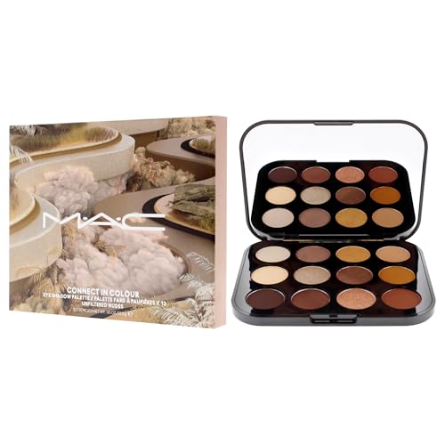 MAC Connect In Colour Oogschaduwpalet x12 - Unfiltered Nudes, 12,2 g