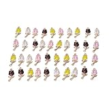 LYWBYJ 40Pcs Charms for Bracelets, Assorted Jewelry Bangle Gold,Wholesale Mixed Bulk Metal Earring Charms for DIY Necklace Bracelet Jewelry Making and Crafting Gifts for Mom Women