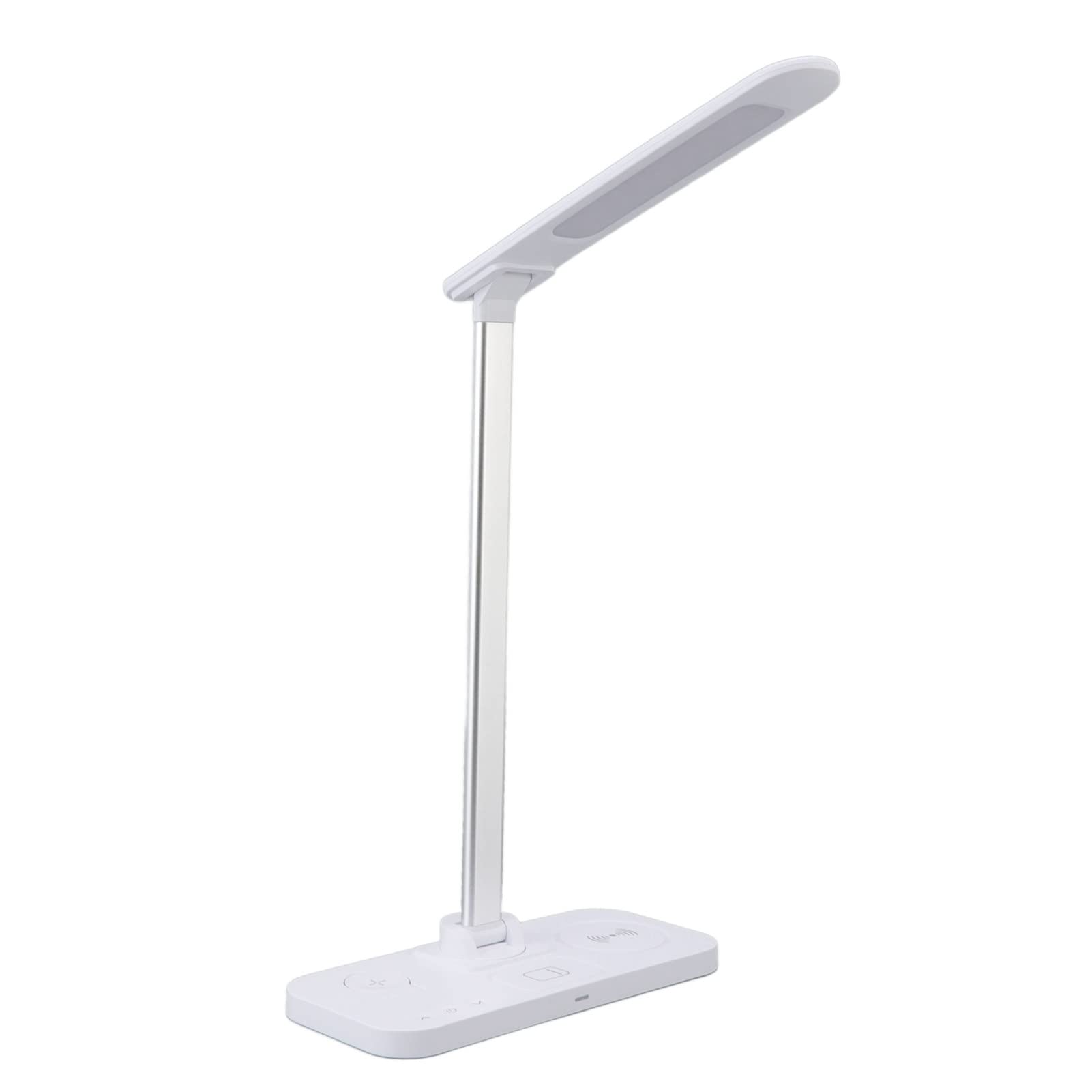 Greensen Lampada Scrivania di Ricarica Wireless, Spia Lampada Tavolo con Caricatore Rapido 15 W -addempiede a 3 Temperature di Colore per i Prodotti