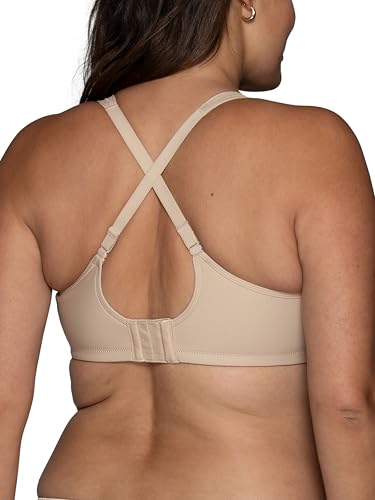 Vanity Fair Women's Medium Impact Sports Bras for Women, Breathable, Moisture Wicking, Padded Cups up to DDD4