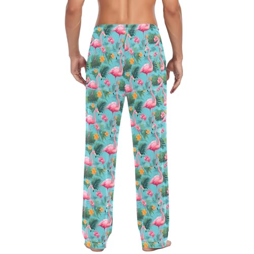 Pink Flamingo Men's Pajama Pant with Pocket S B04008043