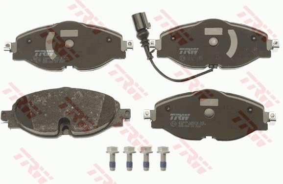 TRW GDB1956 Pastillas de Freno Juego de 4 para Volkswagen Golf VII (5G1, BQ1, BE1, BE2, AU1, AU2) 2012-2021 Eje Delantero y Otros Vehículos