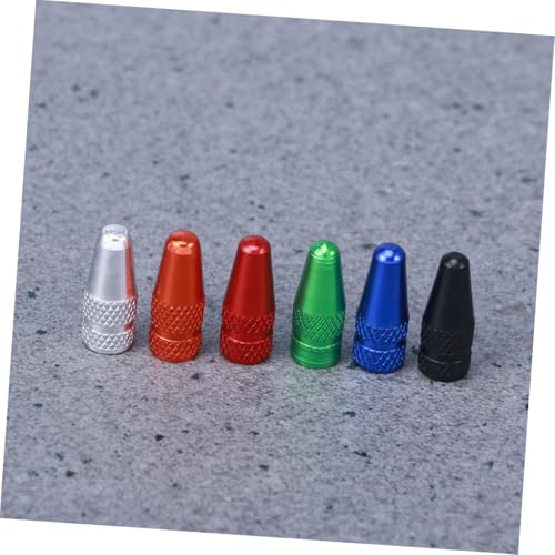 Totority 12pcs Tapas de Válvula Francesa de Aleación de Aluminio para Neumáticos de Bicicleta Antióxido Tapas para Bicicleta con Rosca Suave Sellado Protección contra Polvo para Bicicletas de Ruta y Montaña Negro miniatura 7