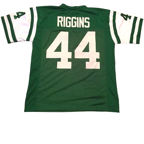 Generic John Riggins Green Jersey Stitched Custom Football New No Brand/Logos (US, Alpha, X-Large, Regular, Regular, Green)