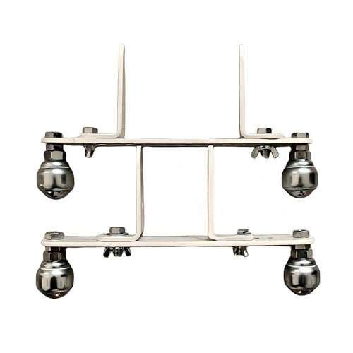 JSDQQG Soporte Móvil con Ruedas, Apto para Radiadores, Ruedas Esféricas Giratorias De 360°, Fácil De Instalar, Accesorios para Base De Radiador, Soporte De Suelo para Calefactor Eléctrico
