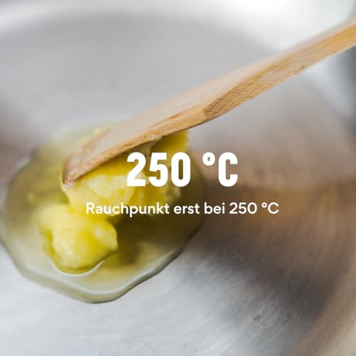 CG Ghee Pure 600 g Laktosefrei Reich an Vitaminen und Omega Fettsäuren Ausgezeichnet mit dem Great Taste Zertifikat Ideal zum Braten, Backen & als Brotaufstrich Ayurveda Ghee Butter 100% EU