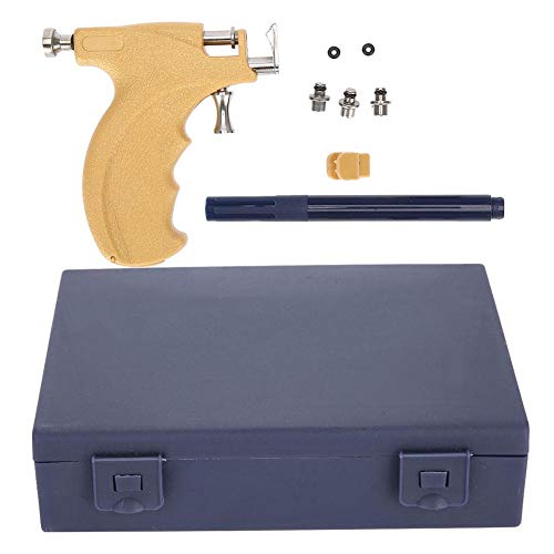 Preisvergleich Produktbild Pongnas 1 Set Professionelle Stahl Sicherheits-Ohrstöpsel Nabelpiercing Pistole Schmerzfreie Sicherheits-Perforations-Werkzeug Beauty Set Steriler Logo-Stift und Aufbewahrungsbox