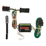 CURT 55376 Vehicle-Side Custom 4-Pin Trailer Wiring Harness, Fits Select Dodge Caravan, Grand, Chrysler Town and Country, Voyager