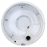 American Spas Patio Am-511Rs (5 Person) 11 Jet Round Spa, Sterling and Smoke