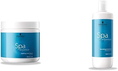 Professional Spa Essence Hydrating Masque, 500 Ml & Professional Spa Essence Nourishing Conditionerfor Dry Hair Type, 1000 Ml