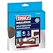 Price comparison product image tesa INSULATION Weatherstrip Rubber S - Sealing Tape - Self-adhesive rubber Seal for Insulating gaps on windows and doors - Brown - 25 m x 9 mm x 4 mm