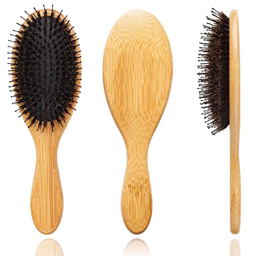Foto von Hermosisimo Hair Extension Bürste Detangling + Antistatisch + Mit Wildschweinborsten