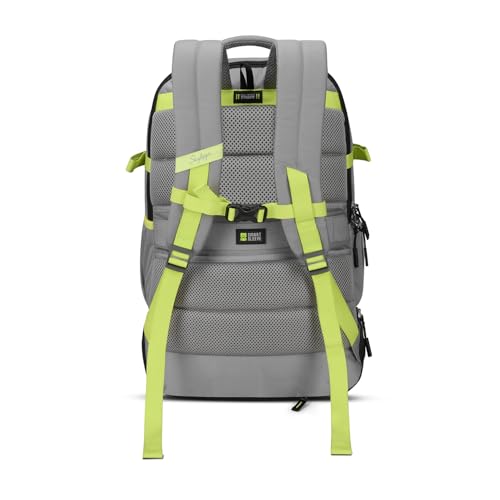 Image of Skybags Basecamp 17 Inch Compatible Laptop Backpack 40L | 3 Compartments with Quick-Access Front Pocket & Rain Cover | Tablet Sleeve & Side Bottle Pocket | Office & Travel Backpack for Men & Women
