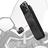 Shapeheart Magnetic Mobile Phone Holder Motorcycle For Rear View Mirror, Universal 360 Rotation, Vibration Steamer, Motorcycle And Scooter, Waterproof Scooter Mobile Phone