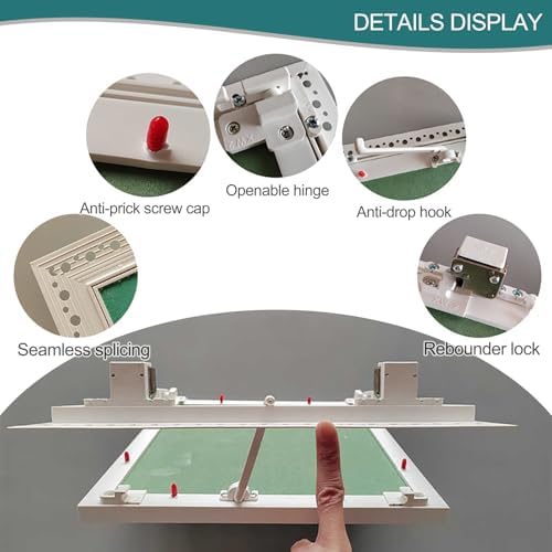 Removable Ceiling Access Panel - Flush Mount Drywall Inspection Door, Paintable Plumbing Hatch (40x40cm / 15.7x15.7in) for Easy Service Access