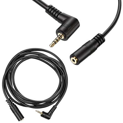 Image of Backup Dash Camera Extension Cable, 2.5mm Dash Cam Extension Cable, 2.5mm Backup Camera Extensions Cord for 4pin 5pin Dashcam (6ft)
