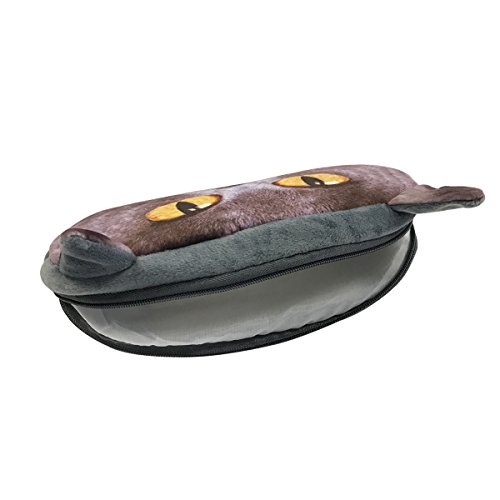 Image of Wrapables Dog /Cat Face Zippered Pencil Case (Set of 2)