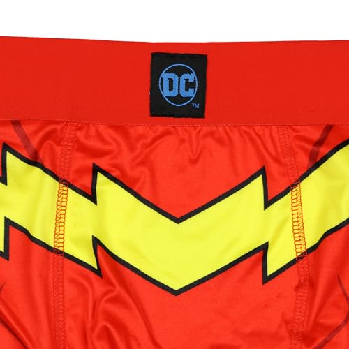 INTIMO DC Comics The Flash Boxer Briefs Men's Superhero Logo Snug Fit Underwear3