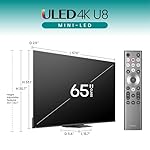 Hisense 65-Inch Class U8 Series Mini-LED ULED 4K UHD Google Smart TV (65U8N, 2024 Model) - QLED, Dolby Vision IQ, Dolby Atmos, Full Array Local Dimming Pro, 144Hz Game Mode Pro, Alexa Compatibility - Image 2