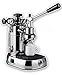 La Pavoni PC-16 Professional Espresso Machine - 16-Cup Capacity Lever Espresso Maker - Chrome Finish- Solid Brass 38oz Boiler - Dual Frothing Systems & Mounted Pressure Gauge - Made in Italy