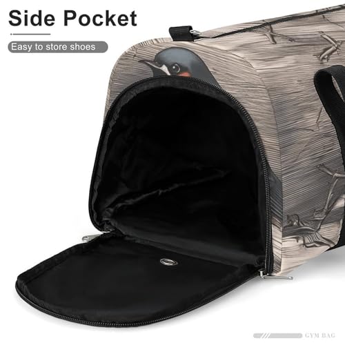 Sac de gym et sport avec compartiments hirondelle grange graphite