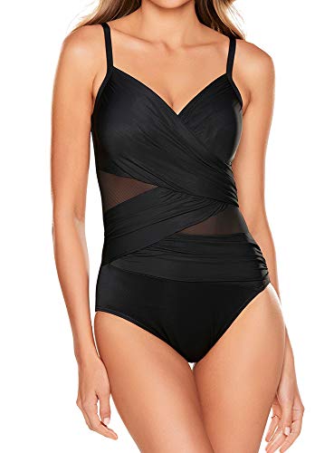 Miraclesuit Women's Swimwear Network Mystique Underwire Tummy Control One Piece Swimsuit2