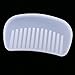 Comb Silicone Molds, Key Ring Mold with Hanging Hole for Resin Epoxy, Combs Making and DIY Craft Make,Semi-Transparent