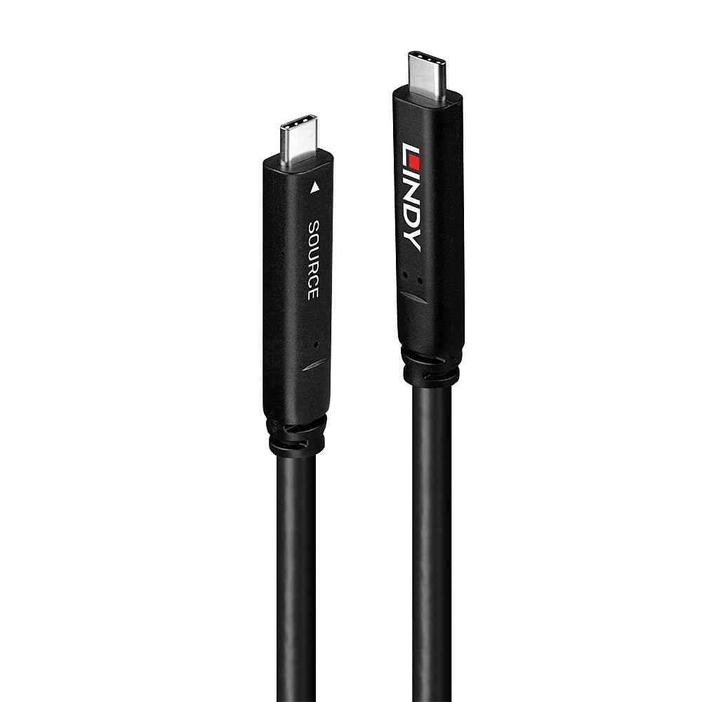 Amazon.com: Lindy 15m USB 3.2 Gen 2 & DP 1.4 Type C Hybrid Cable
