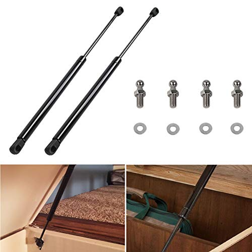 Youxmoto 100LB 20Inch Gas Strut Gas Springs Gas Strut Lift Support Gas Shocks Lid Stay Lid Support for Camper Shell Window Truck Tonneau Cover RV Bed Box Lid Lift Support (Pack of 2)