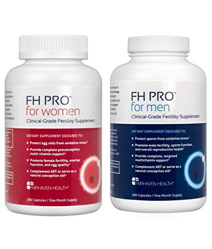 Fairhaven Health FH Pro for Men and Women Combo | Premium Prenatal Fertility Supplements | Capsules