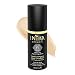 INIKA Certified Organic Liquid Foundation with Hyaluronic Acid All Natural Make-up Base, Flawless Long-Lasting Coverage, Lightweight, Hypoallergenic, Halal, 30 ml (1oz) (Cream)