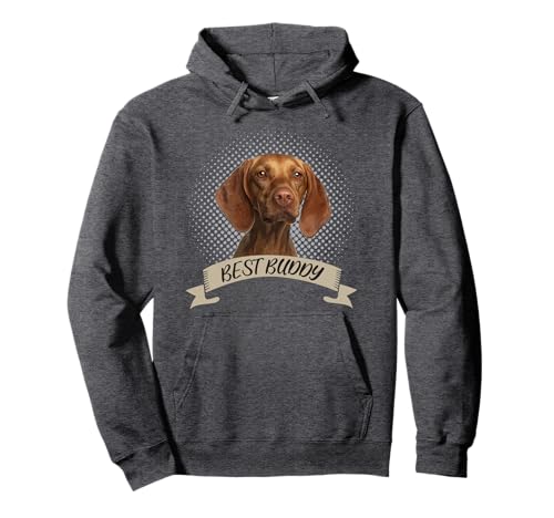 Magyar Vizsla Best Buddy Hundeportrait Geschenkidee Pullover Hoodie