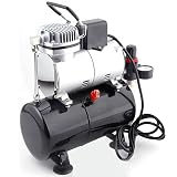 Timbertech Professional tłokowy cicha sprężarka Airbrush z wentylatorem chłodzącym Abpst08 do hobby, tatuażu, paznokci itp