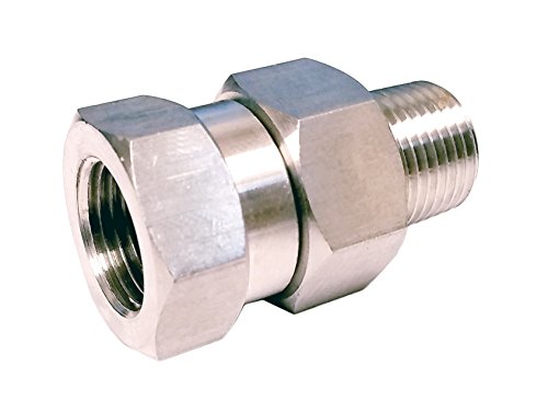 Gun-Hose Swivel Joint, Kink Free Hose Fitting, Anti-Twist Hose Stainless Steel Fitting for Pressure Power Washer Hoses, 4500 PSI