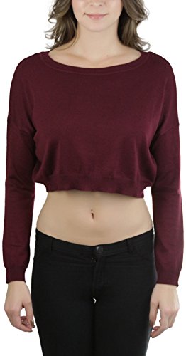 Image of ToBeInStyle Women's Long Sleeve Cropped Sweater