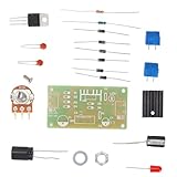lm317t regolatore di tensione Materiali ABS di alta qualità - Realizzato in materiale ABS di alta qualità, questo kit di alimentazione regolata regolabile è resistente, durevole e ha una lunga durata