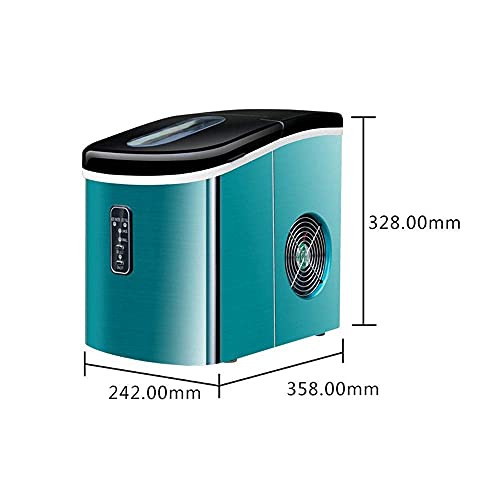Fabricadora de hielo portátil compacta 16kg por día miniatura 4