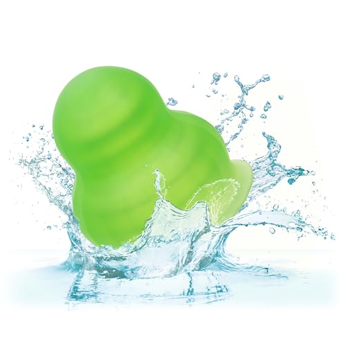 Image of CalExotics Pop Sock! 1.75 Inch Tickler Male Masturbator with Reversible Texture and Closed-End Superior Suction Green SE-0936-03-3