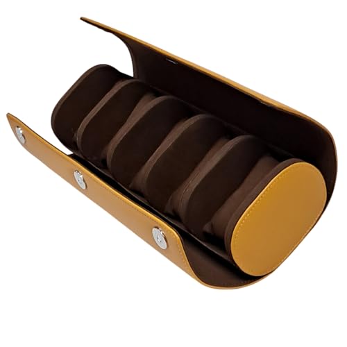Image of THE CASE PU Leather Premium Smart Watch Case for Men & Women For 5 Slots Watch Roll Organizer