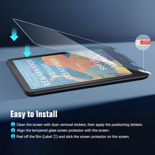 MoKo 2er Pack Kindle Paperwhite 7 Zoll 12. Generation 2024 und Kindle Colorsoft 2024 & 2025 Panzerglas Schutzfolie, Blasenfrei, Kratzfest, 9H Härte, HD Klar Gehärtetes Glas Display Schutz