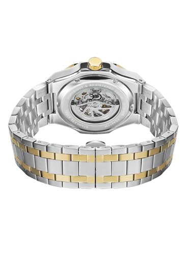 Image of French Connection Autaros Skeleton Dial Stainless Steel Automatic Watch for Men - FCA31TM