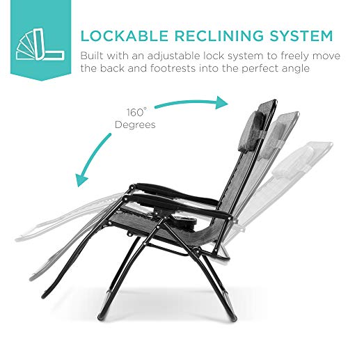 Best Choice Products SKY4500 Oversized Zero Gravity Chair thumb #2