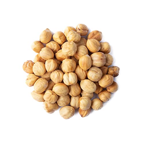 Dry Roasted Blanched Hazelnuts With Himalayan Salt, 1 Pound – Oven Roasted Lightly Salted Whole Filberts, No Oil Added, Keto, Vegan Snack, Bulk. Rich In Essential Fatty Acids. Great For Baking #TOP2