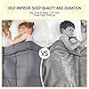 yescool Weighted Blanket 5 Pounds Cooling Weighted Lap Blanket, Grey Heavy Blanket for Sleeping, Weighted Throw Blanket Gift for 40-60lbs, 36"x48" #2