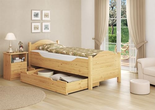 Erst-Holz Robusto Telaio Letto Classico in Pino